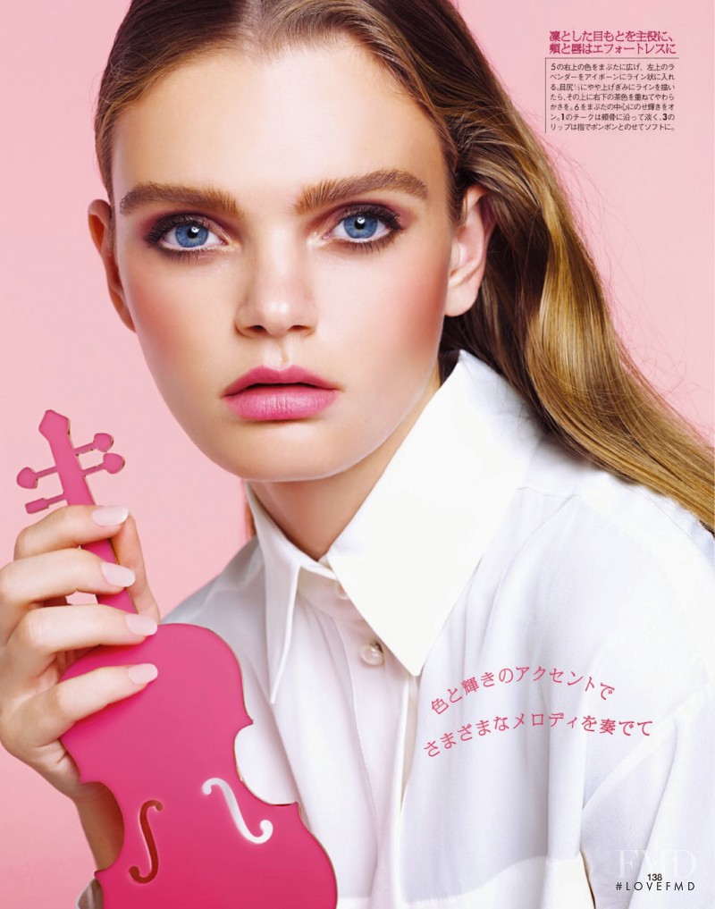 Marthe Wiggers featured in Chanel Collection Notes De Printemps, February 2014
