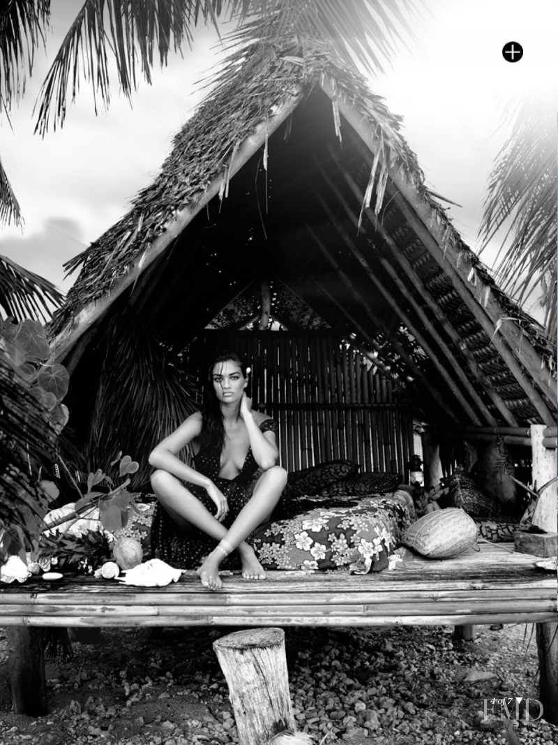 Shanina Shaik featured in Island Time, February 2014