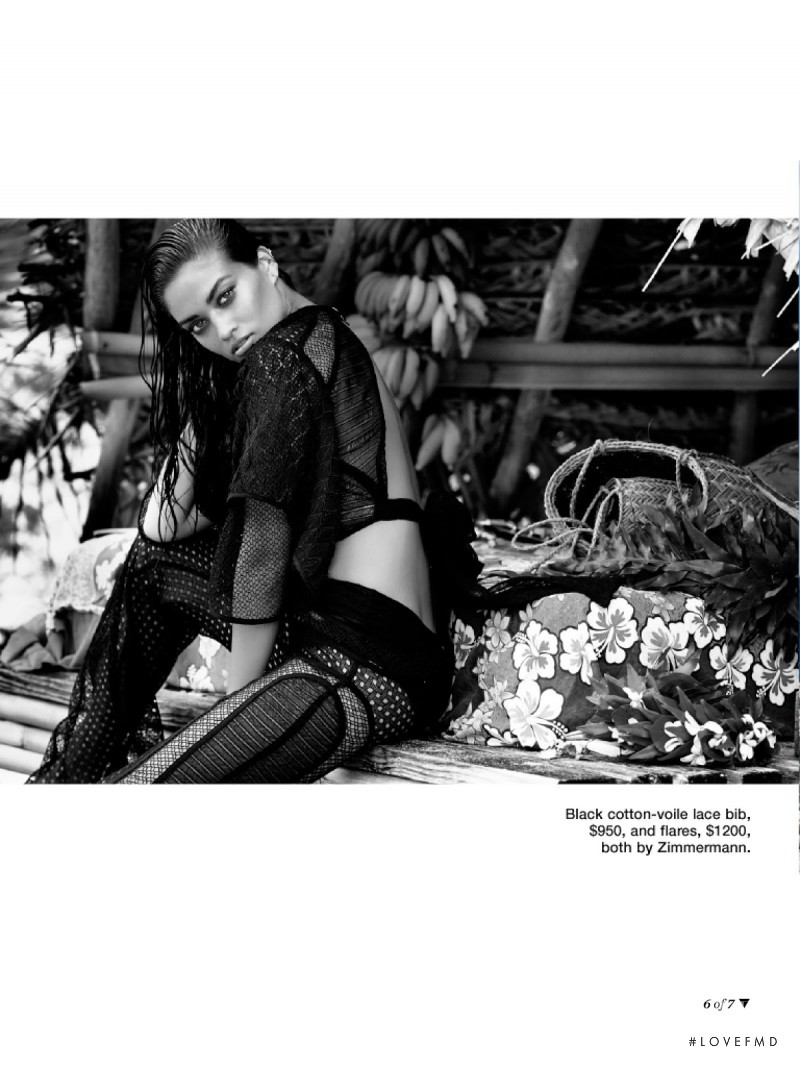 Shanina Shaik featured in Island Time, February 2014