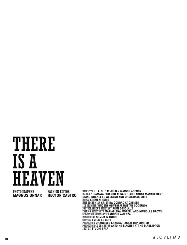 There Is A Heaven, December 2013