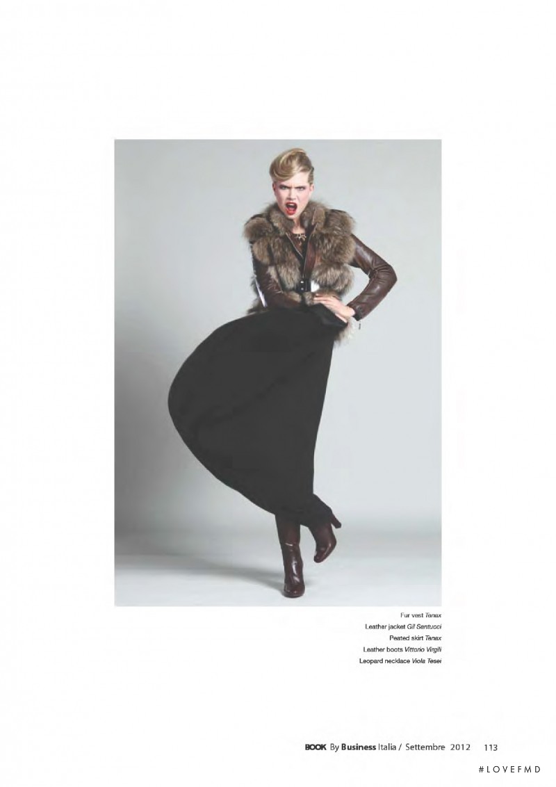 Cecilie Johansen featured in Winter Glam, September 2012