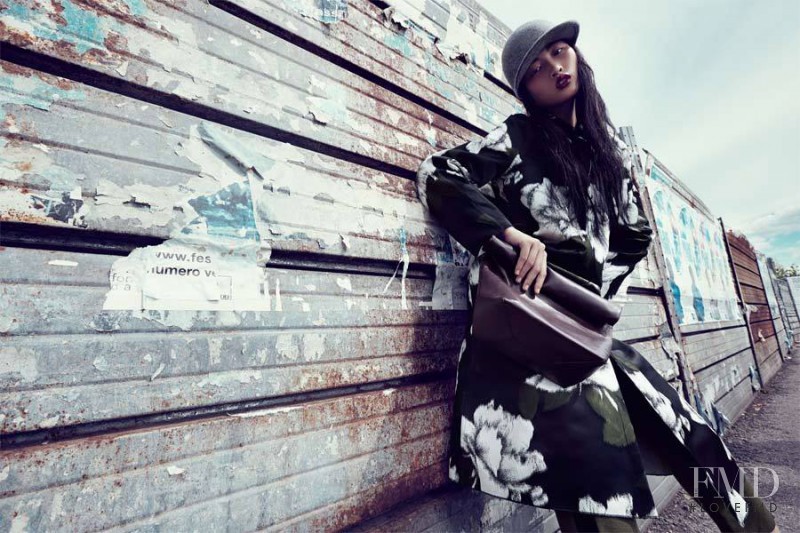 Jing Wen featured in Let\'s Go Outsize, October 2013