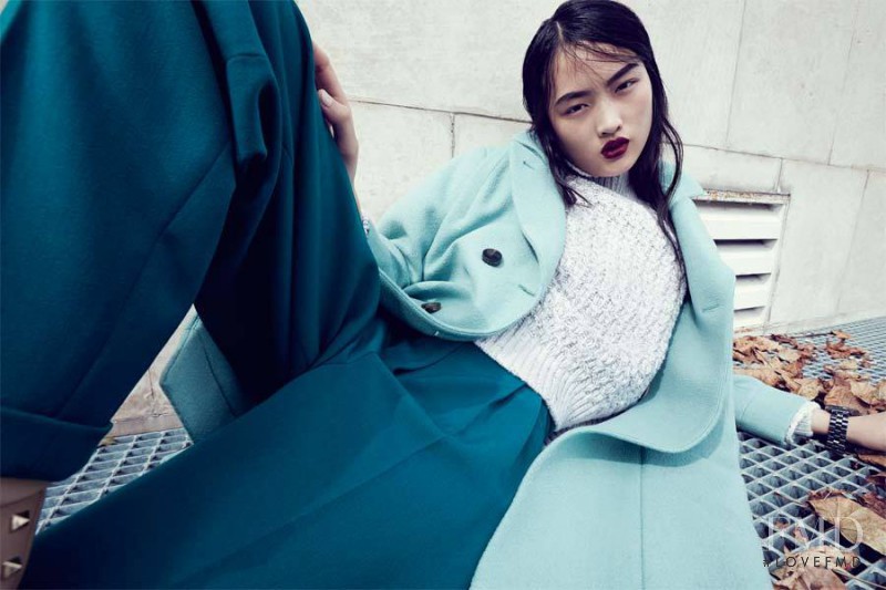 Jing Wen featured in Let\'s Go Outsize, October 2013