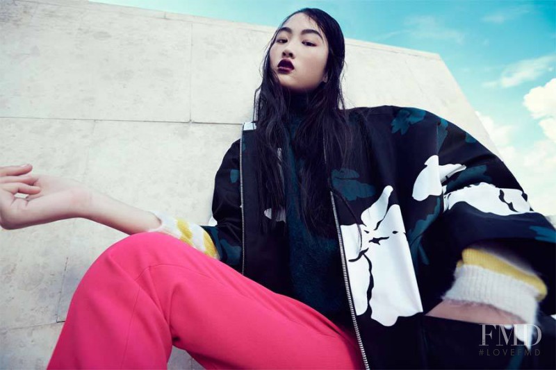 Jing Wen featured in Let\'s Go Outsize, October 2013