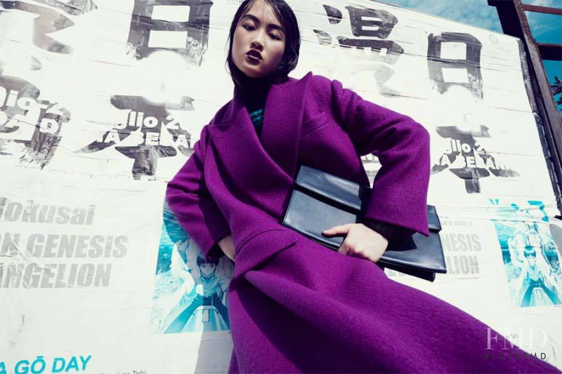 Jing Wen featured in Let\'s Go Outsize, October 2013