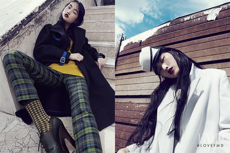 Jing Wen featured in Let\'s Go Outsize, October 2013