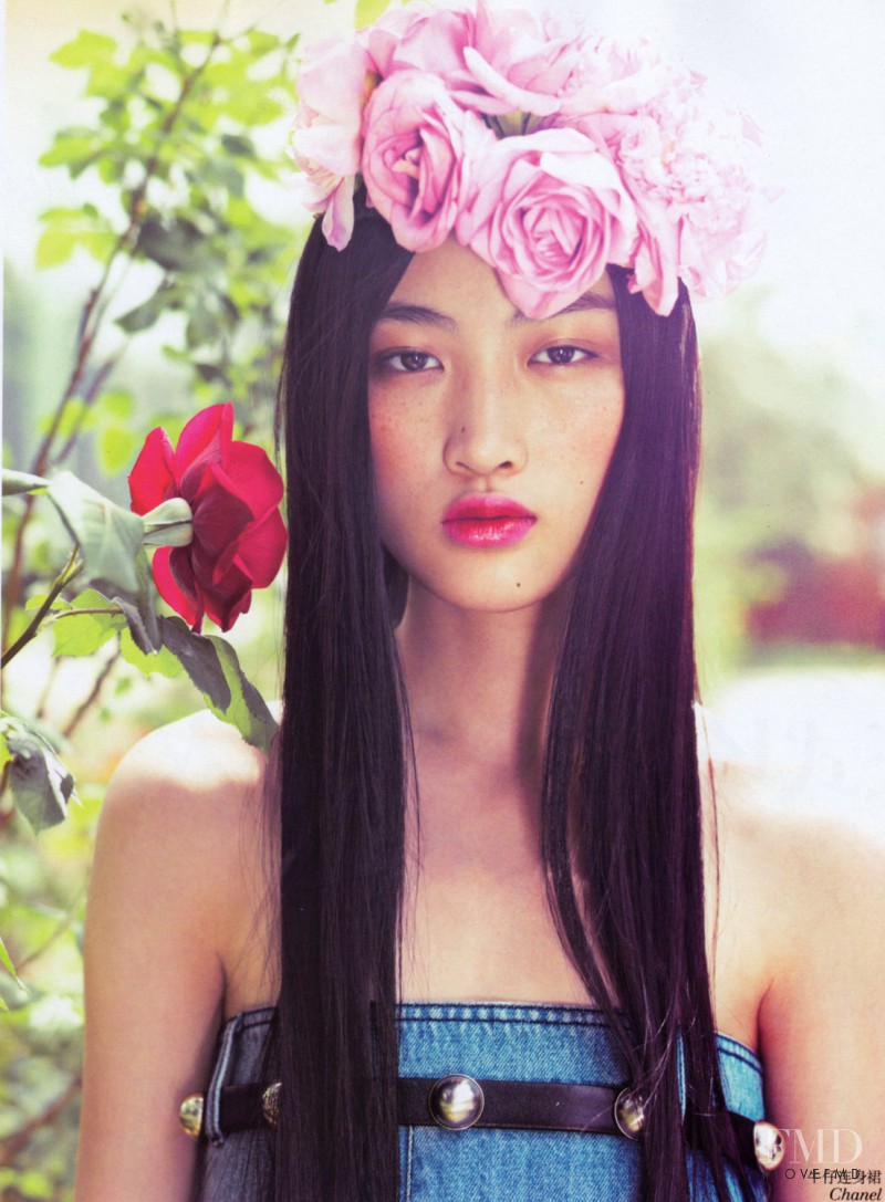 Jing Wen featured in Denim Attitude, July 2013