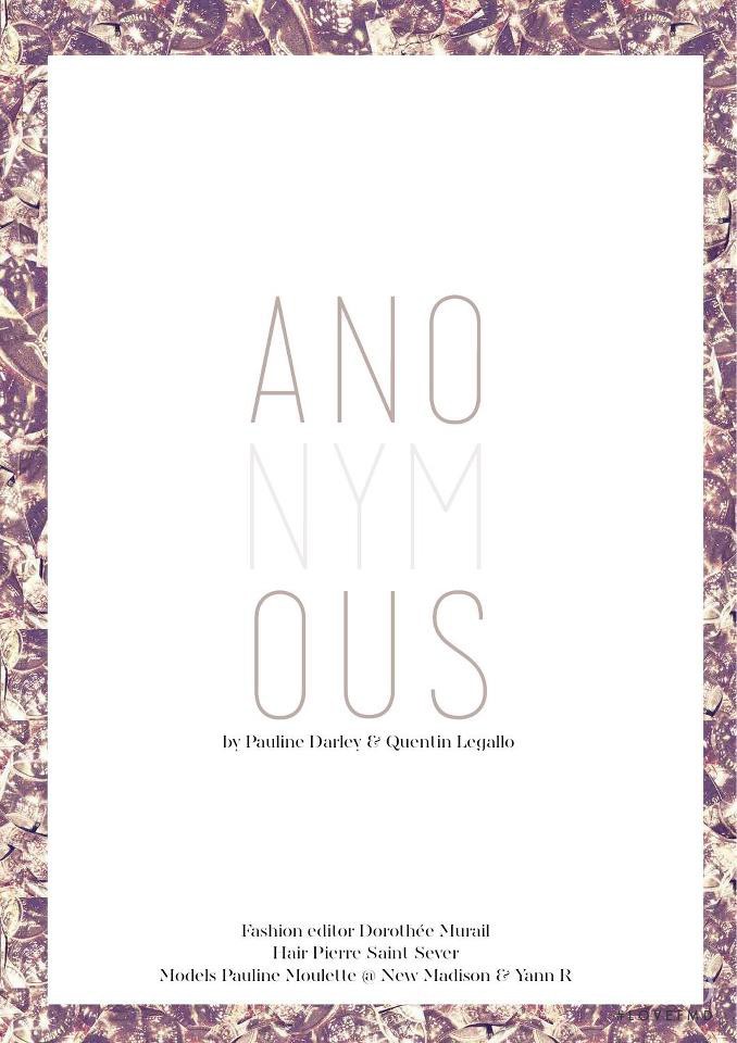 Ano Nym Ous, May 2013