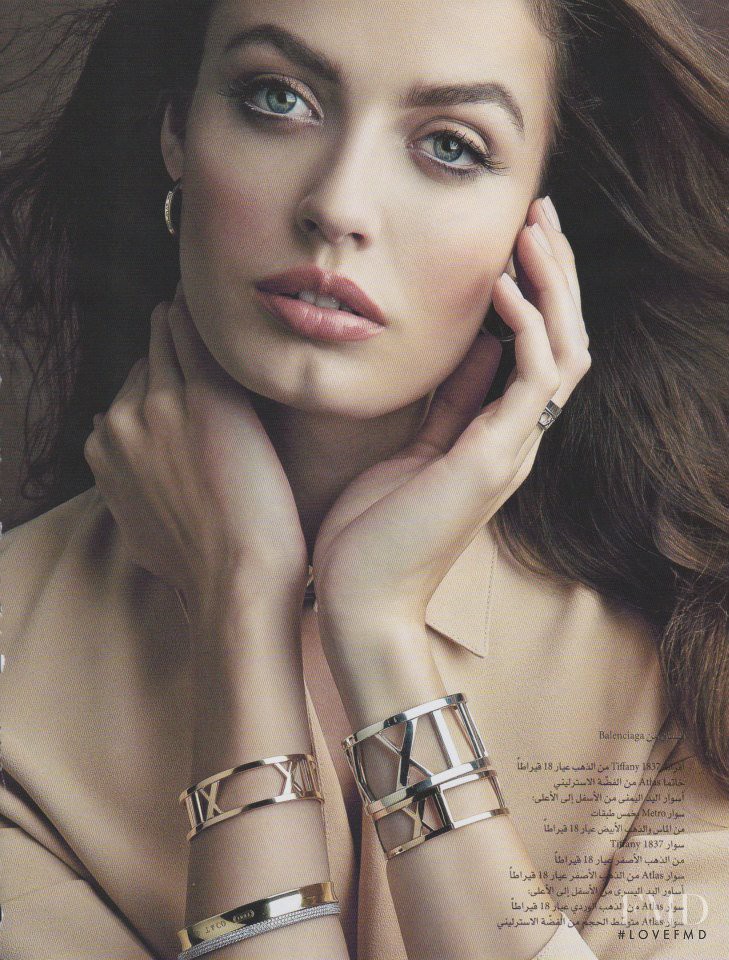 Renata Kurczab featured in Tiffany & Co., November 2013