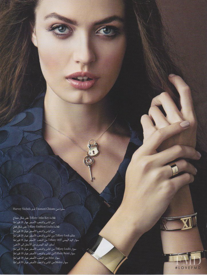Renata Kurczab featured in Tiffany & Co., November 2013