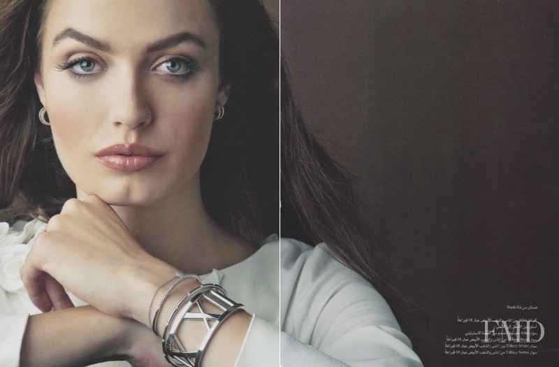 Renata Kurczab featured in Tiffany & Co., November 2013