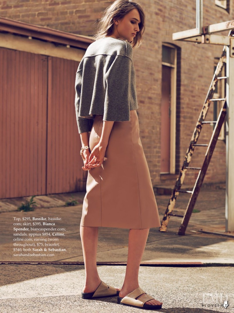 Maddison Brown featured in Basics Training, February 2014