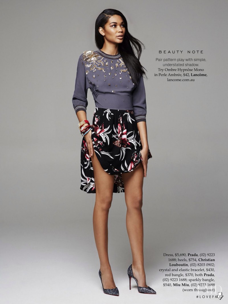 Chanel Iman featured in Tropical Punch, February 2014