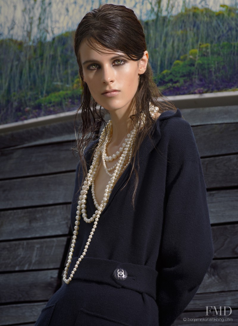 Kayley Chabot featured in Water\'s Edge: Chanel Resort 2014 Collection, January 2014