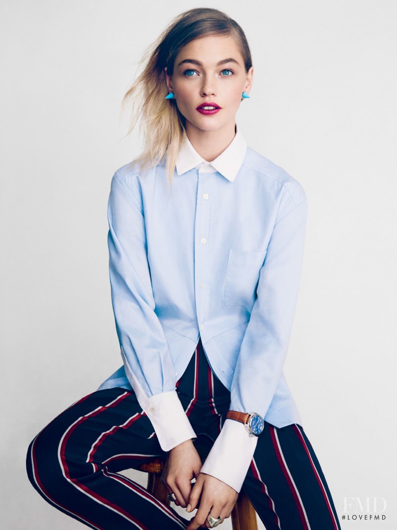 Sasha Pivovarova featured in Top Form, February 2014