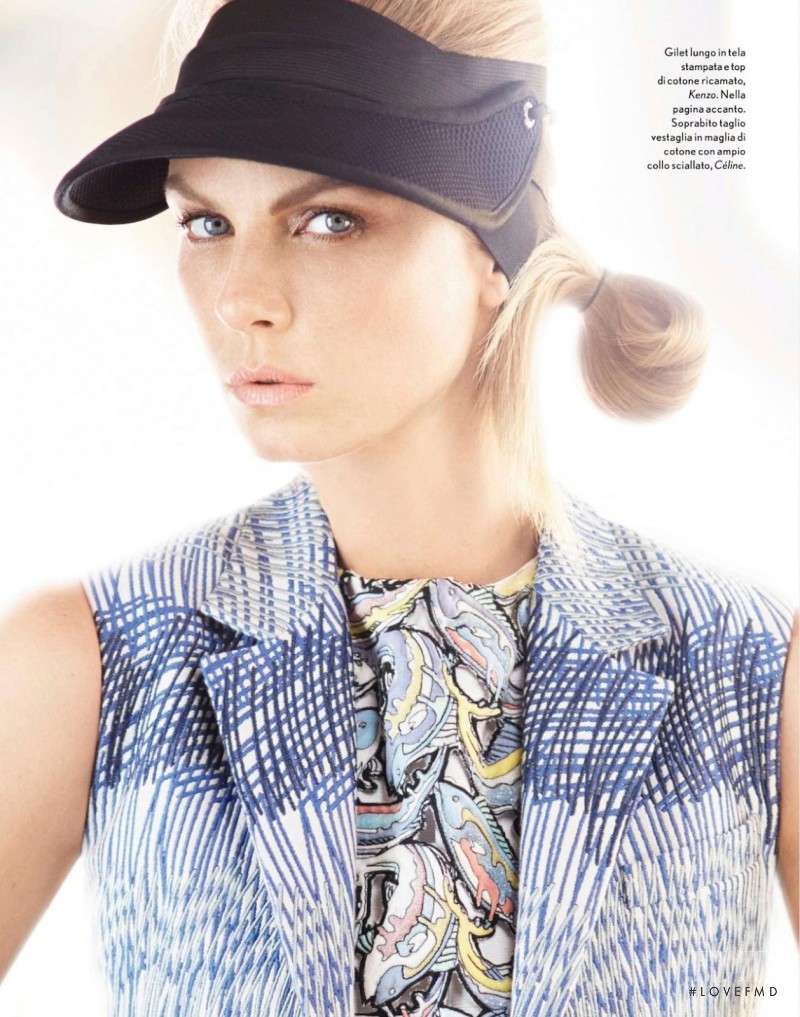 Angela Lindvall featured in Astrattismi, February 2014