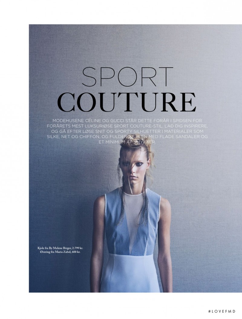 Kirstin Kragh Liljegren featured in Sport Couture, February 2014