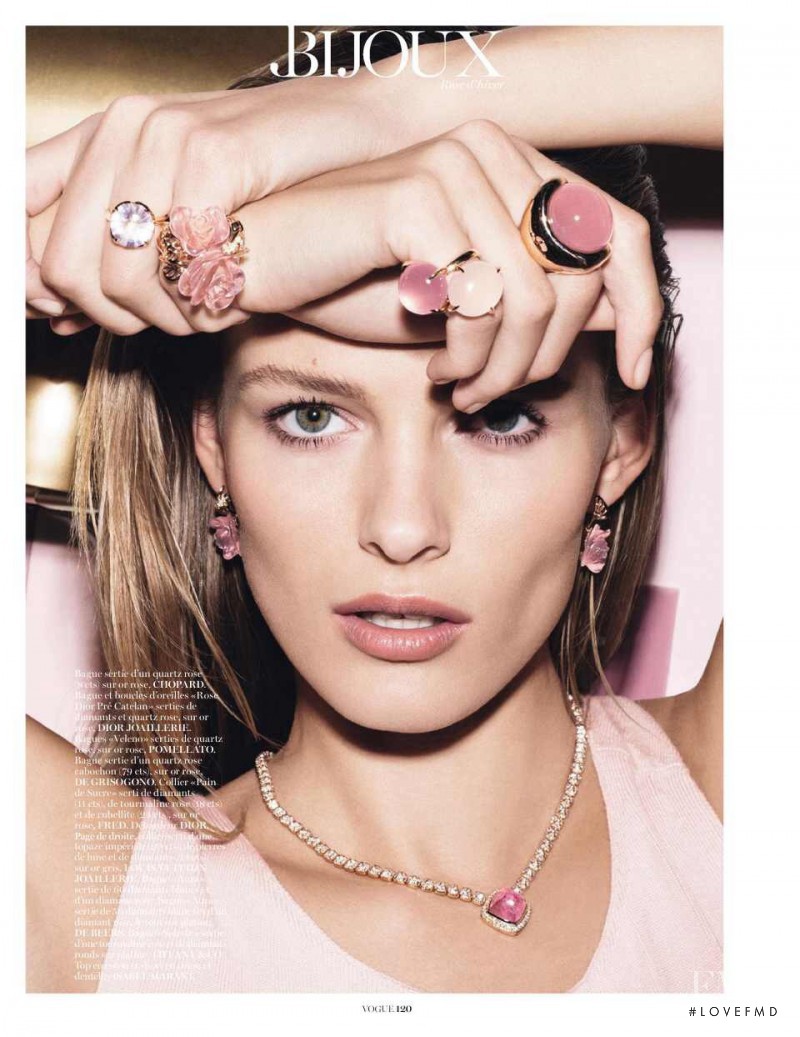 Edita Vilkeviciute featured in Rose D\'hiver, February 2014