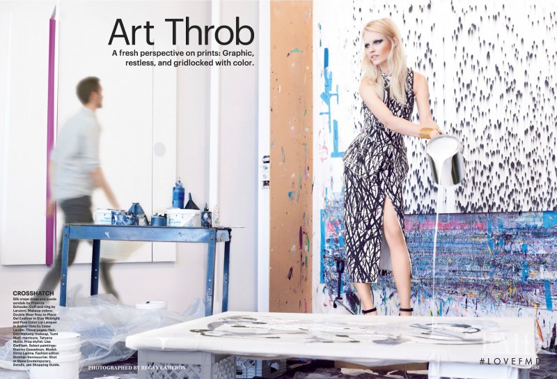 Ginta Lapina featured in Art Throb, February 2014