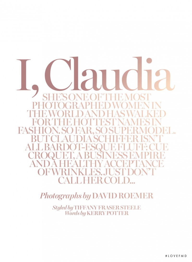 I, Claudia, March 2014