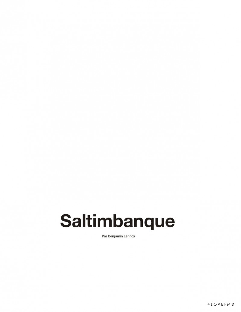 Saltimbanque, February 2014