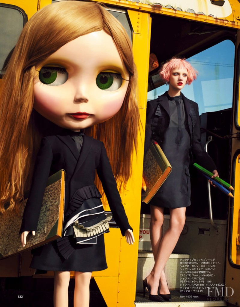 April Tiplady featured in Blythe & Bottega Veneta, March 2014