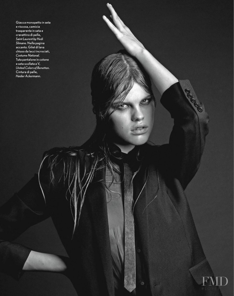 Kim Celina Riekenberg featured in Boyish, February 2014