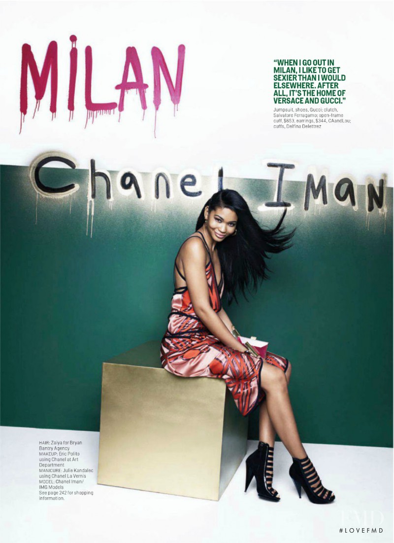 Chanel Iman featured in Style City, March 2014