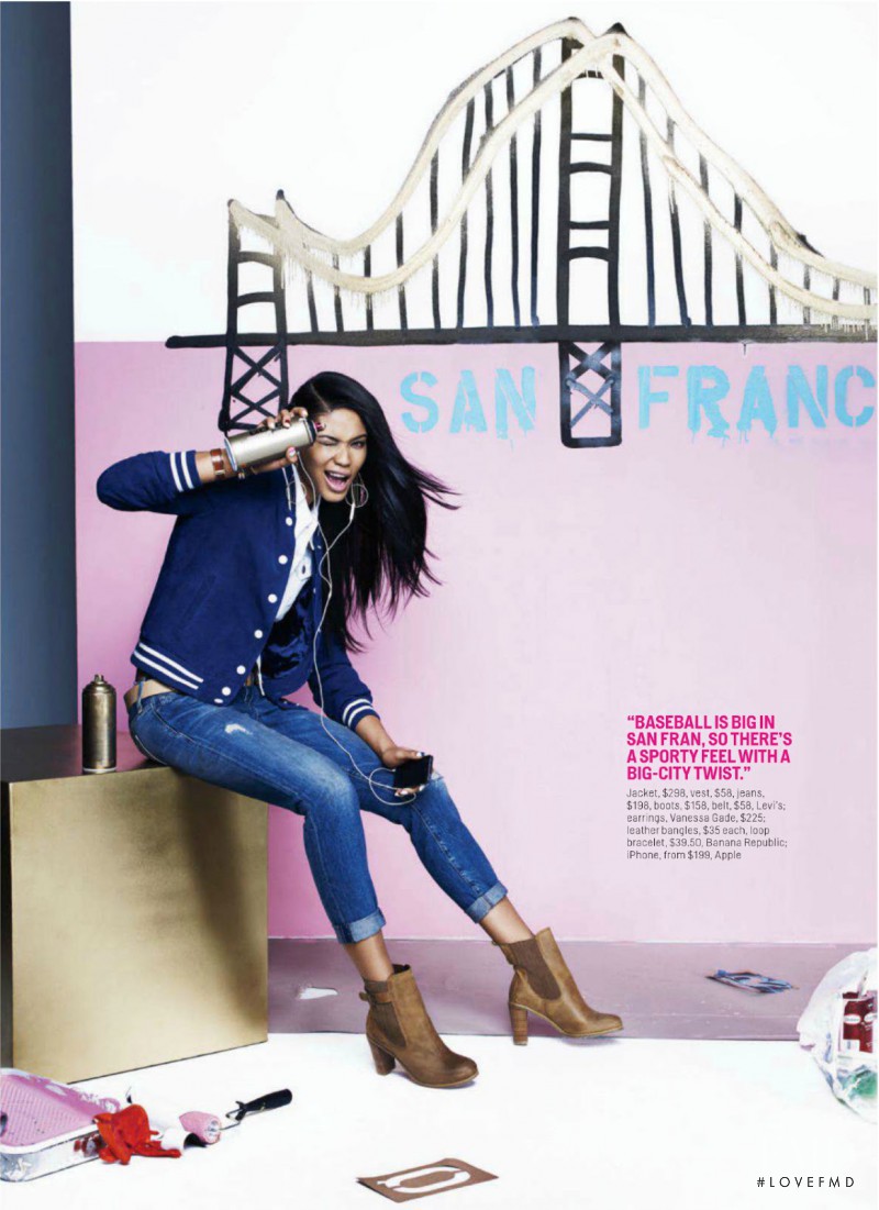 Chanel Iman featured in Style City, March 2014