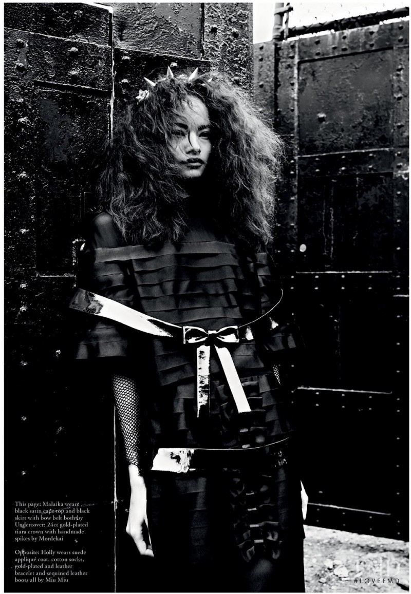 Malaika Firth featured in Collection, February 2014