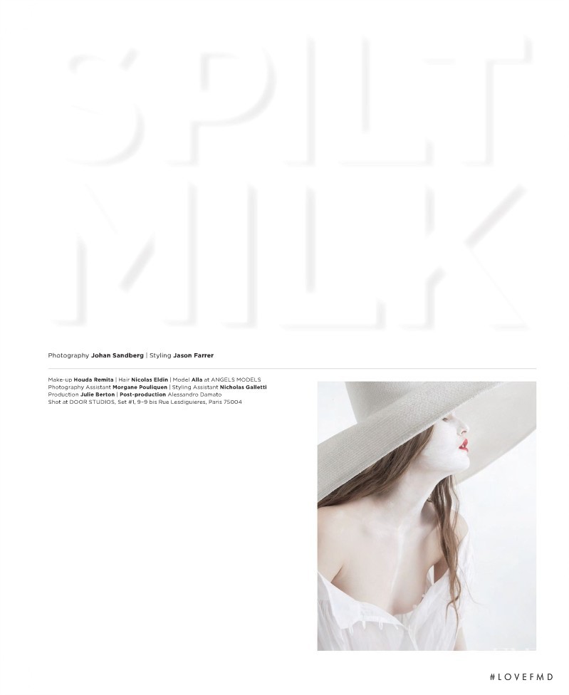 Alla Kostromicheva featured in Spilt milk, March 2009