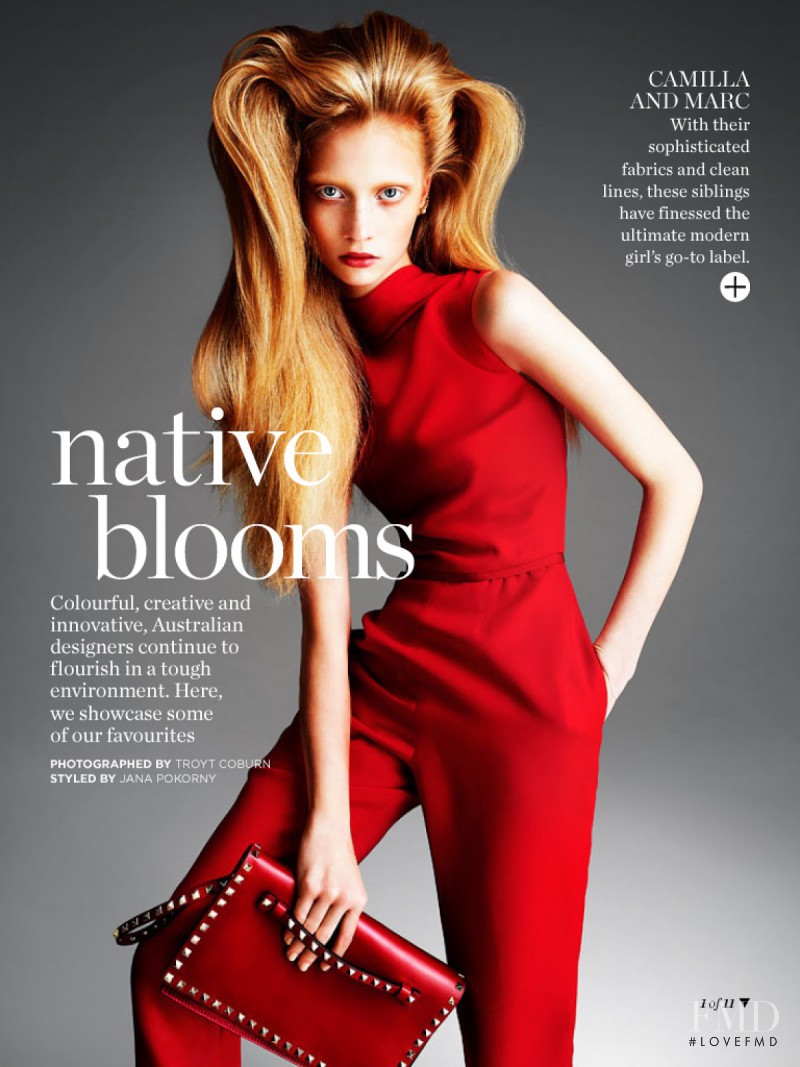 Karina Kozionova featured in Native Blooms, March 2014