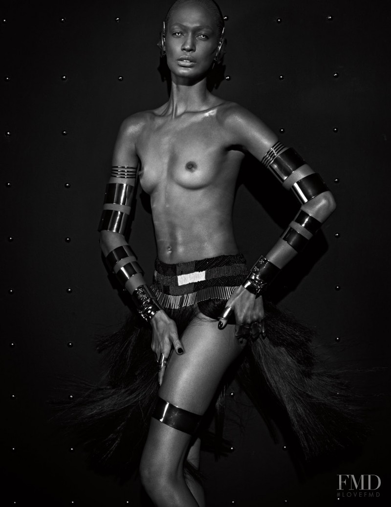 Joan Smalls featured in Warrior Stance, March 2014