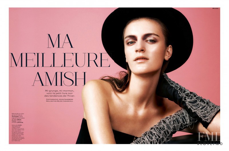 Laura Kampman featured in Ma Meilleure Amish, February 2014