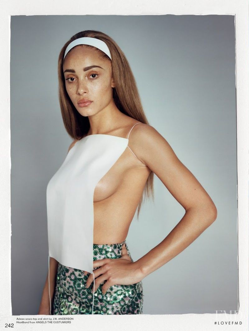Adwoa Aboah featured in Photosynthesis, February 2014