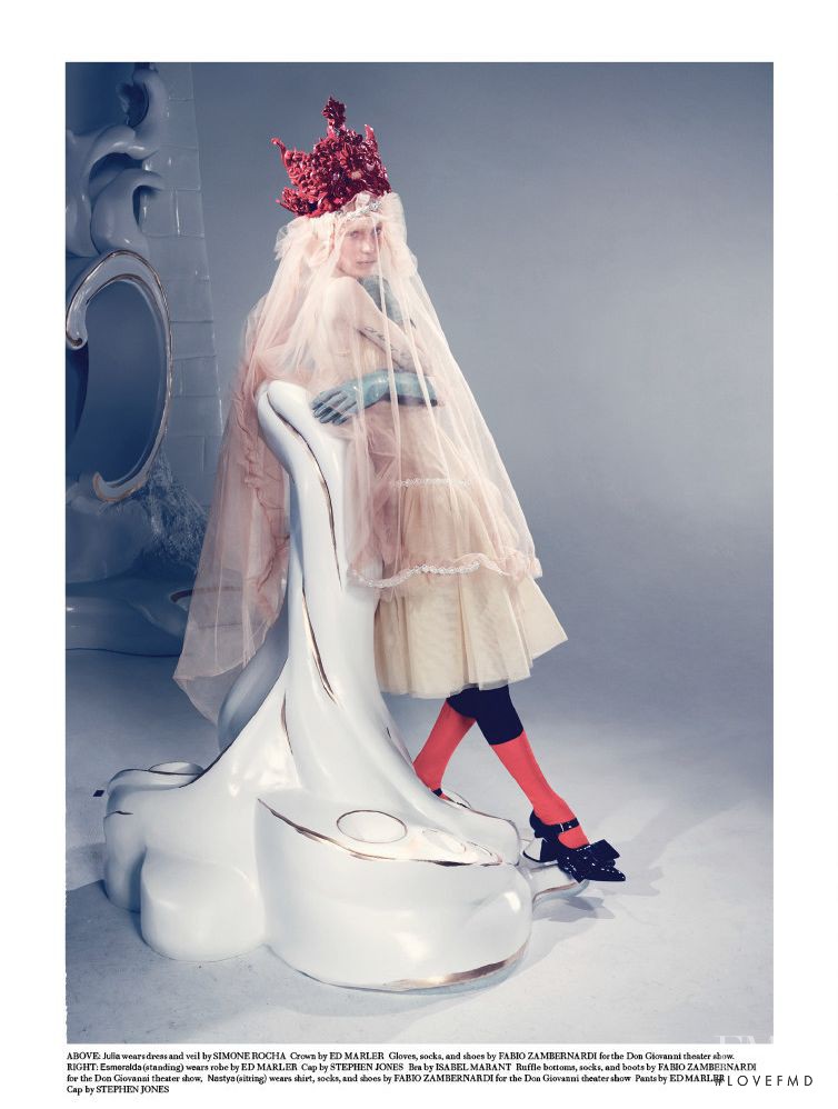 Julia Nobis featured in Fein China, February 2014