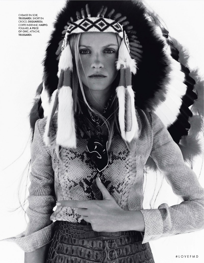 Ginta Lapina featured in Le Néo-western, February 2014