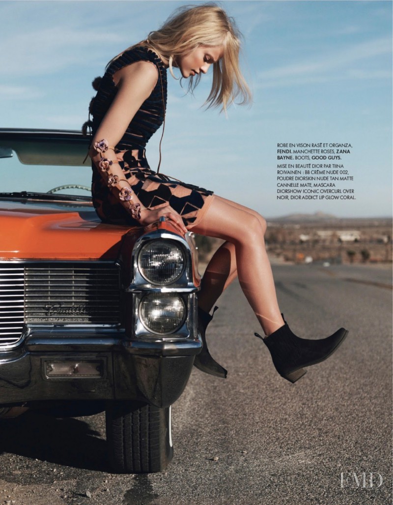 Ginta Lapina featured in Le Néo-western, February 2014