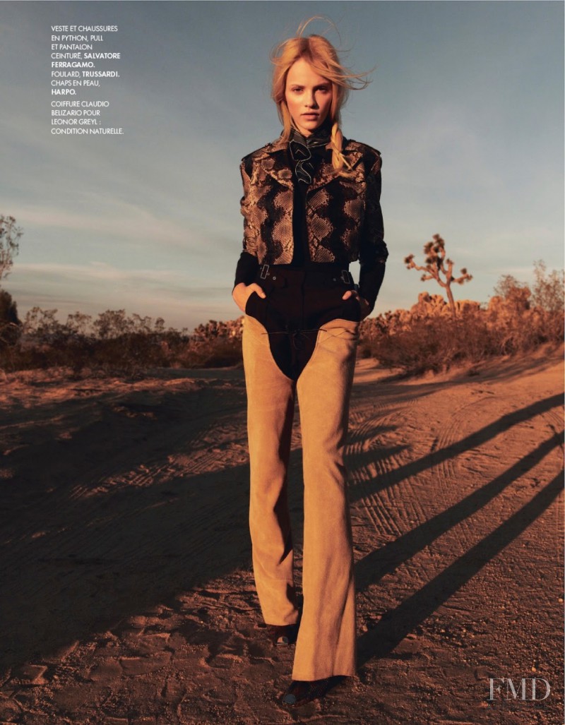 Ginta Lapina featured in Le Néo-western, February 2014