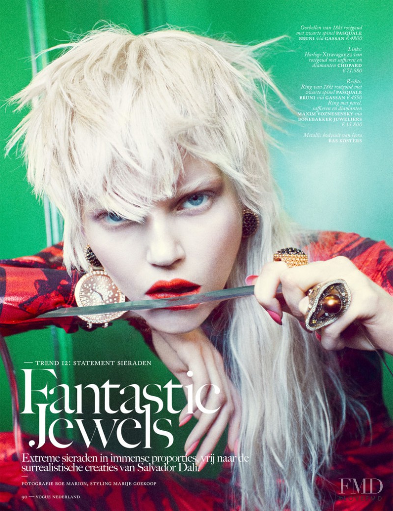 Ola Rudnicka featured in Fantastic Jewels, March 2014