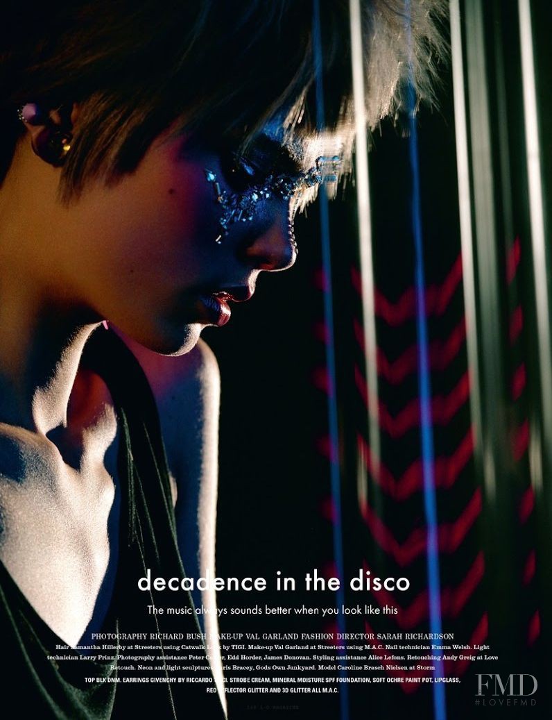 Caroline Brasch Nielsen featured in Decadence In The Disco, February 2014