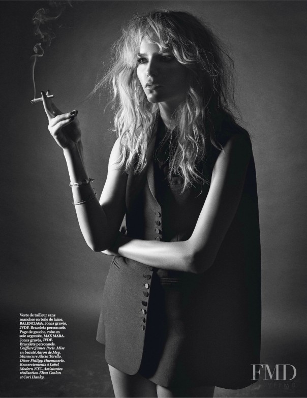 Natasha Poly featured in Natasha Poly for Vogue Paris, January 2014