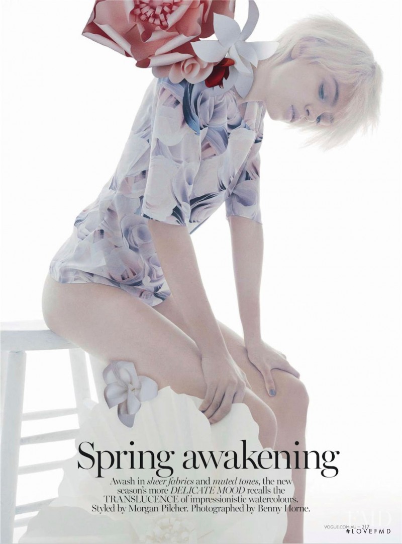 Josephine Skriver featured in Spring Awakening, March 2014