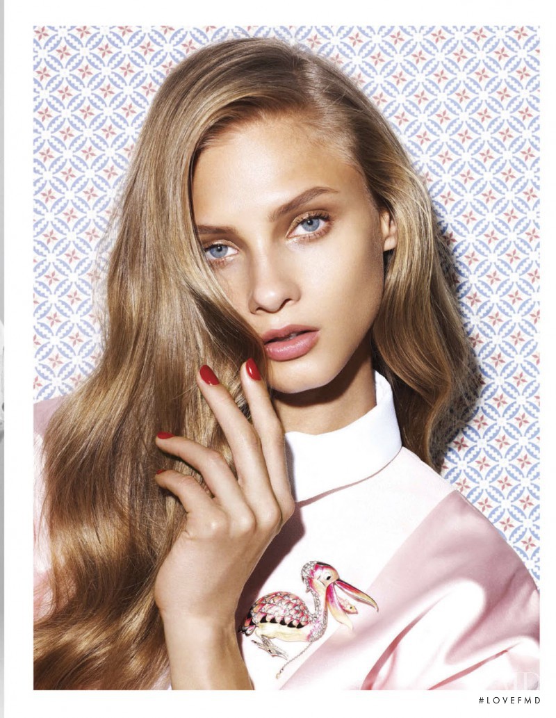 Anna Selezneva featured in Ilusión Gráfica, February 2014