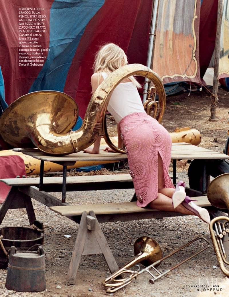 Nadine Leopold featured in Le Petit Cirque, March 2014