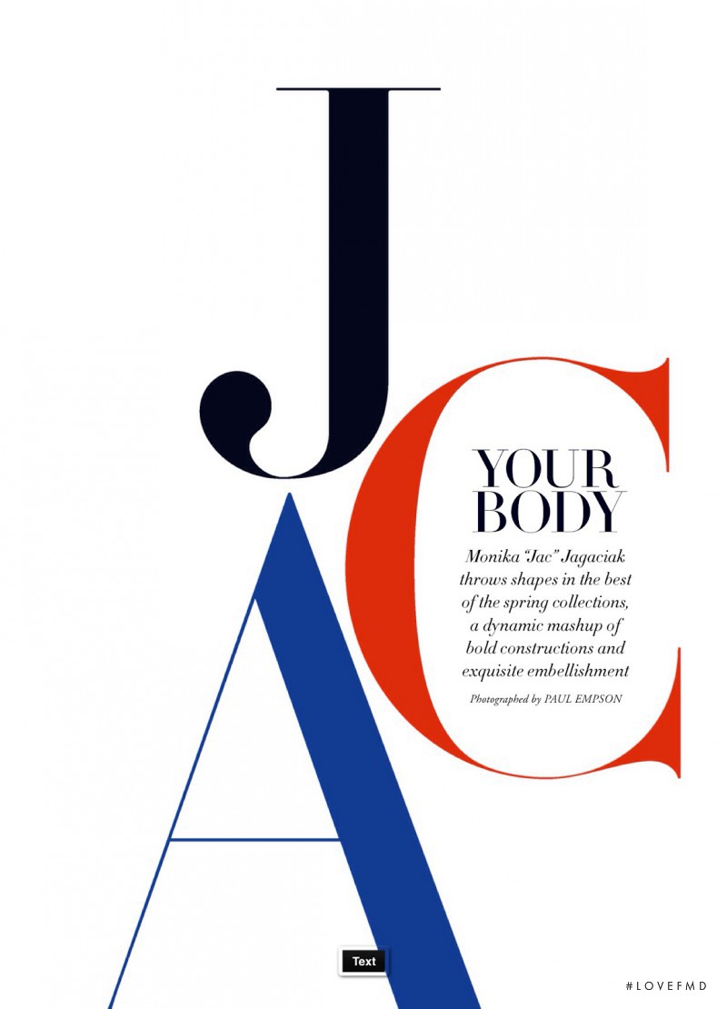 Your Body Jac, March 2014