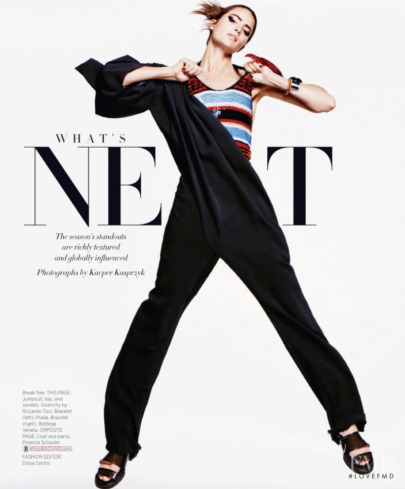 Cameron Russell featured in What\'s Next, March 2014