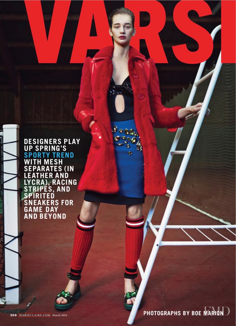 Jenna Roberts featured in Varsity Muse, March 2014