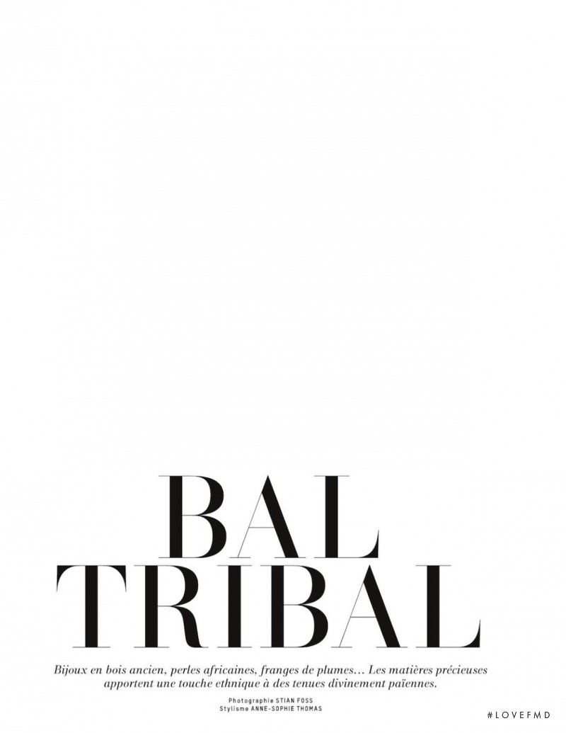 Georgia Hilmer featured in Bal Tribal, March 2014