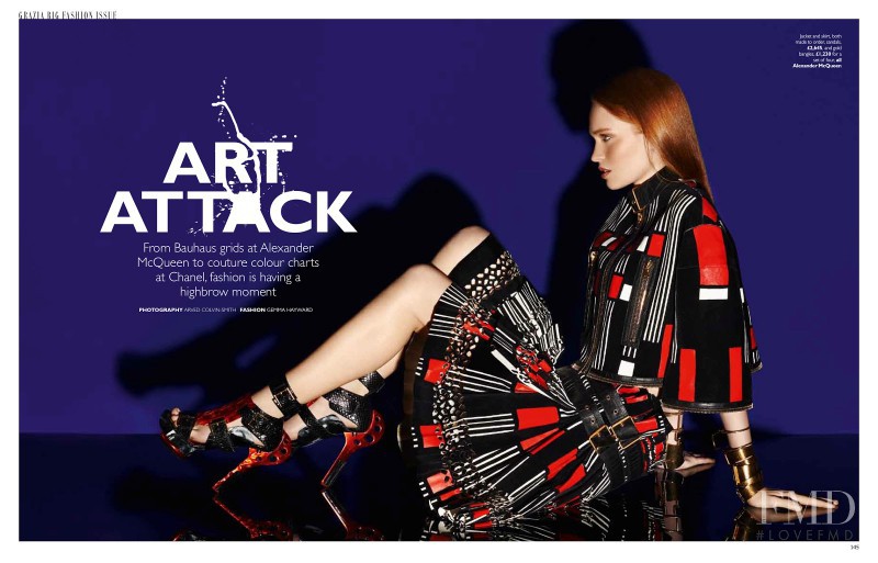 Luisa Bianchin featured in Art Attack, February 2014